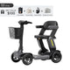 Fold & Travel Mobility Mobility Scooter GRAY Paiseec Foldable Lightweight Mobility Scooter S3