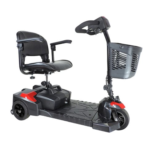 Complete Medical Mobility Products Scout 3 Compact Scooter Red/Blue, 3-Wheel