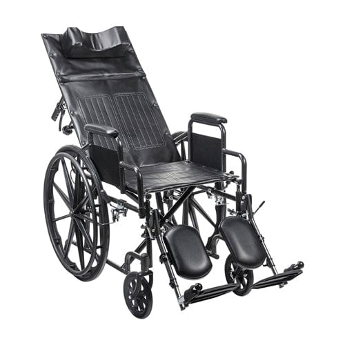 Complete Medical Wheelchairs & Accessories Silver Sport Recliner WC with Vinyl Upholstery/DDA 16"