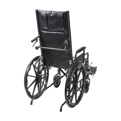 Complete Medical Wheelchairs & Accessories Silver Sport Recliner WC with Vinyl Upholstery/DDA 18"