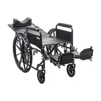 Complete Medical Wheelchairs & Accessories Silver Sport Recliner WC with Vinyl Upholstery/DFA 18"