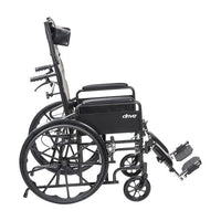 Complete Medical Wheelchairs & Accessories Silver Sport Recliner WC with Vinyl Upholstery/DFA 18"