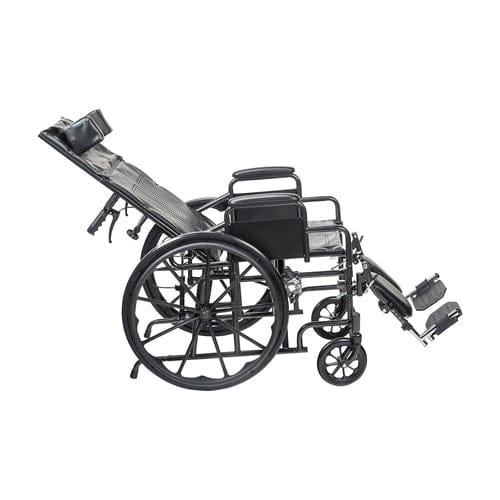 Complete Medical Wheelchairs & Accessories Silver Sport Recliner WC with Vinyl Upholstery/DDA 20"
