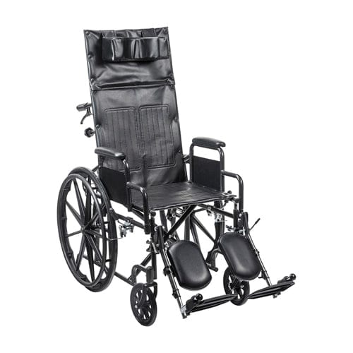 Complete Medical Wheelchairs & Accessories Silver Sport Recliner WC with Vinyl Upholstery/DDA 20"