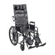 Complete Medical Wheelchairs & Accessories Silver Sport Recliner WC with Vinyl Upholstery/DDA 20"