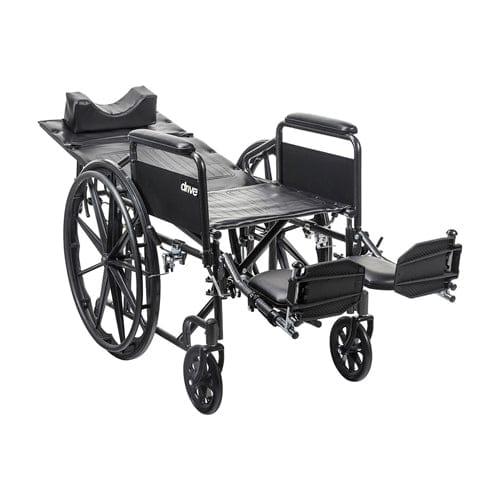 Complete Medical Wheelchairs & Accessories Silver Sport Recliner WC with Vinyl Upholstery/DFA 20"