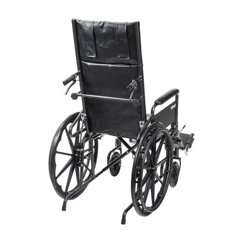 Complete Medical Wheelchairs & Accessories Silver Sport Recliner WC with Vinyl Upholstery/DFA 20"