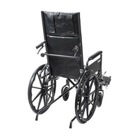 Complete Medical Wheelchairs & Accessories Silver Sport Recliner WC with Vinyl Upholstery/DFA 20"