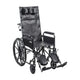 Complete Medical Wheelchairs & Accessories Silver Sport Recliner WC with Vinyl Upholstery/DFA 20"
