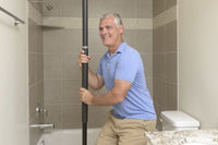 Complete Medical Aids to Daily Living Wonder Pole Grab Bar Black