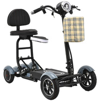 Fold & Travel Mobility Mobility Scooter Blue Mobility Scooter Cruiser City Hopper 3 Wheel 4 Wheels Scooter