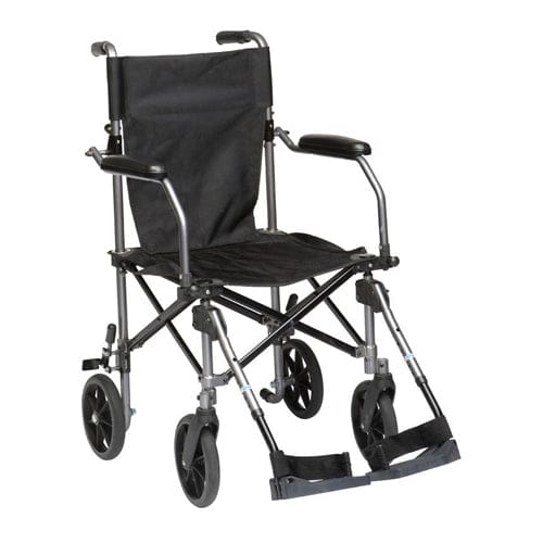 Complete Medical Wheelchairs & Accessories Travelite Transport Chair In A Bag Gunmetal Grey 18"