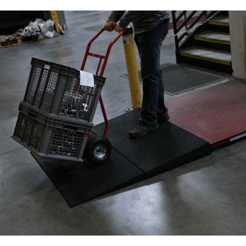 Complete Medical Wheelchairs & Accessories Transitions Modular Entry Mat Rubber Threshold Ramp, 2.5"