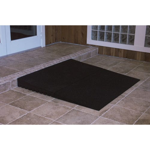 Complete Medical Wheelchairs & Accessories Transitions Modular Entry Mat Rubber Threshold Ramp, 2.5"