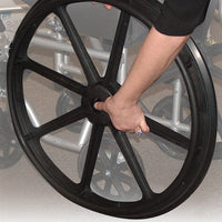 Complete Medical Wheelchairs & Accessories Poly-Fly Wheelchair/Transport Lightweight Comb Chair 18"