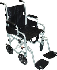 Complete Medical Wheelchairs & Accessories Poly-Fly Wheelchair/Transport Lightweight Comb Chair 18"