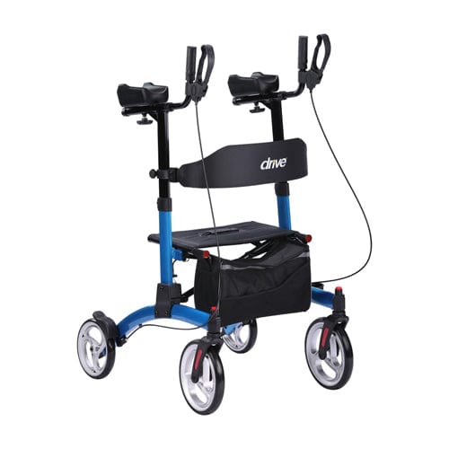Complete Medical Mobility Products Elevate Upright Walker Blue