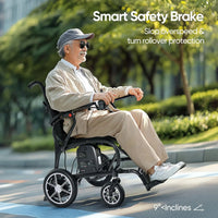 THRIVE Electric Wheelchair Lightest Carbon Fiber Electric Wheelchair Foldable Travel Ready