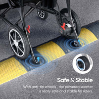 THRIVE Electric Wheelchair Lightest Carbon Fiber Electric Wheelchair Foldable Travel Ready