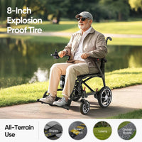 THRIVE Electric Wheelchair Lightest Carbon Fiber Electric Wheelchair Foldable Travel Ready
