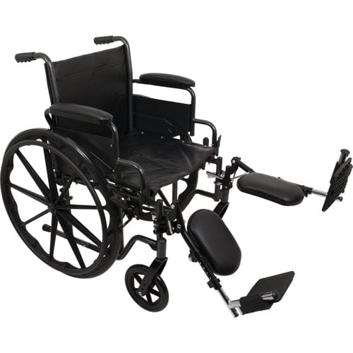 Complete Medical Wheelchairs & Accessories K2 Wheelchair 16"x16", Removbl Desk Arms, Elevating Legrests