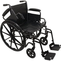 Complete Medical Wheelchairs & Accessories K2 Wheelchair 16"x16", Removbl Desk Arms,Swing Away Footrests