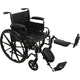 Complete Medical Wheelchairs & Accessories K2 Wheelchair 18"x16", Removbl Desk Arms, Elevating Legrests
