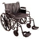 Complete Medical Wheelchairs & Accessories Wheelchair 22"W,Removable Desk Length Arms, Swing Away F.R