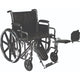 Complete Medical Wheelchairs & Accessories Wheelchair 26", Removable Desk Length Arms,Elevating Legrests