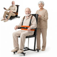 Fold & Travel Mobility accessibility equipment Caregiver-friendly Heavy-Duty 440lbs 4-Wheel Non-Slip Electric Lift Chairs for Elderly