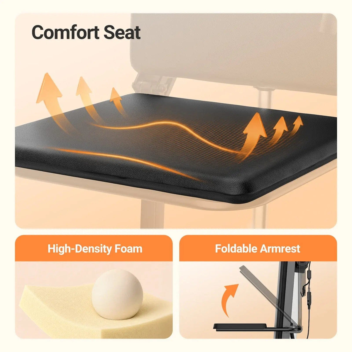 Fold & Travel Mobility accessibility equipment Caregiver-friendly Heavy-Duty 440lbs 4-Wheel Non-Slip Electric Lift Chairs for Elderly