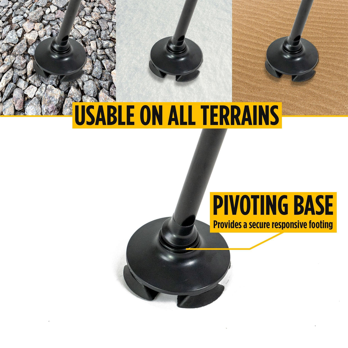 Fold & Travel Mobility Assisted Living Devices Walking Cane