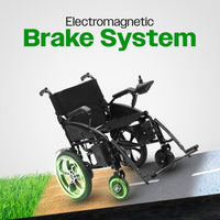 Fold & Travel Mobility WHEELCHAIR ARTEMIS (BLACK) Folding Lightweight Electric Wheelchairs 265lbs -500W- 13Miles