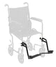 Complete Medical Wheelchairs & Accessories Footrests Set for 10950F Black (Pair)
