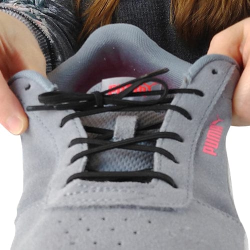 Complete Medical Aids to Daily Living Fit To Be Tied Shoe Laces Elas-Black 24" pr