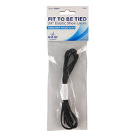 Complete Medical Aids to Daily Living Fit To Be Tied Shoe Laces Elas-Black 24" pr