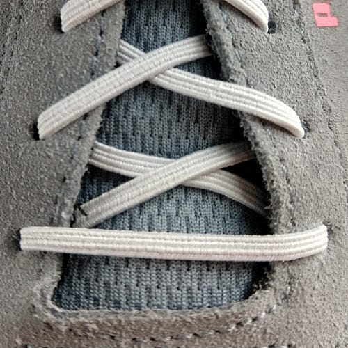 Complete Medical Aids to Daily Living Fit To Be Tied Shoe Laces Elas-White 24" pr