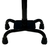 Complete Medical Mobility Products Quad Cane, Small Base, Black by Blue Jay Brand