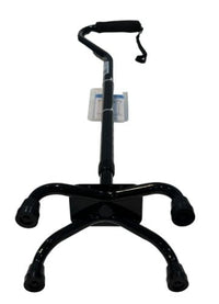 Complete Medical Mobility Products Quad Cane, Small Base, Black by Blue Jay Brand