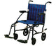 Complete Medical Wheelchairs & Accessories Fly-Lite Transport Chair Blue, 19"
