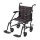 Complete Medical Wheelchairs & Accessories Fly-Lite Transport Chair Black, 19"