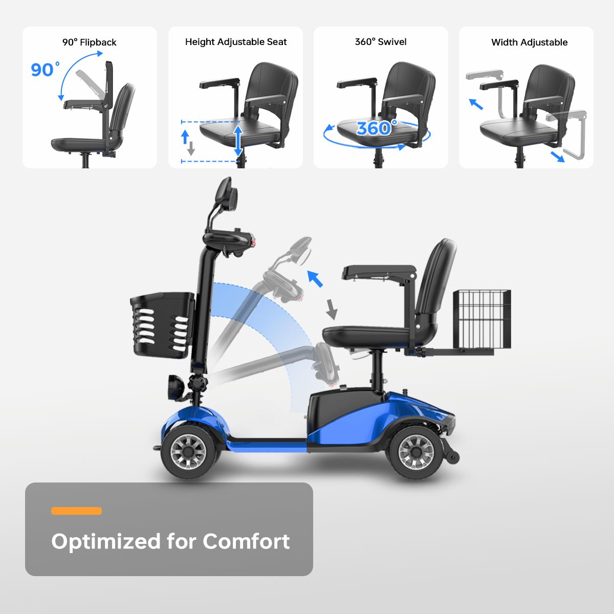 Fold & Travel Mobility Scooter Mobility Scooter D1