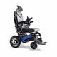 Fold & Travel Mobility WHEELCHAIR SHAWK (BLUE)-Reclining Folding Lightweight Electric Wheelchair 500W Motor,330 lbs-25 miles