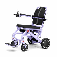 Fold & Travel Mobility Stylish Purple Electric Wheelchair with a Modern Look | Q3
