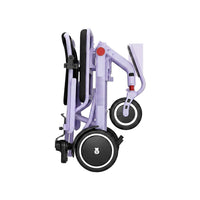 Fold & Travel Mobility Stylish Purple Electric Wheelchair with a Modern Look | Q3