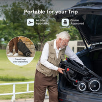 Fold & Travel Mobility Wheelchair Certified Refurbished Q3 – Lightweight