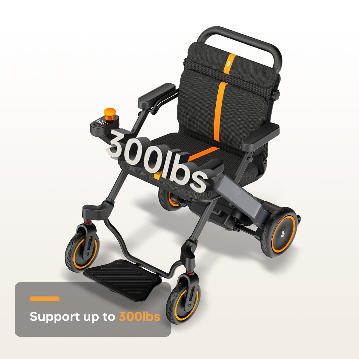 Fold & Travel Mobility Wheelchair Electric Wheelchair with Smart Walking Support | W1
