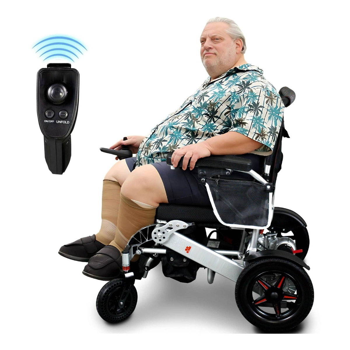 Fold & Travel Mobility Electric Wheelchair Mammoth EX Auto Fold Electric Wheelchair