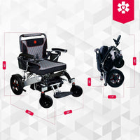 Fold & Travel Mobility Electric Wheelchair Mammoth EX Auto Fold Electric Wheelchair