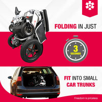 Fold & Travel Mobility Electric Wheelchair Mammoth Ergonomic All Terrain Compact Electric Wheelchair